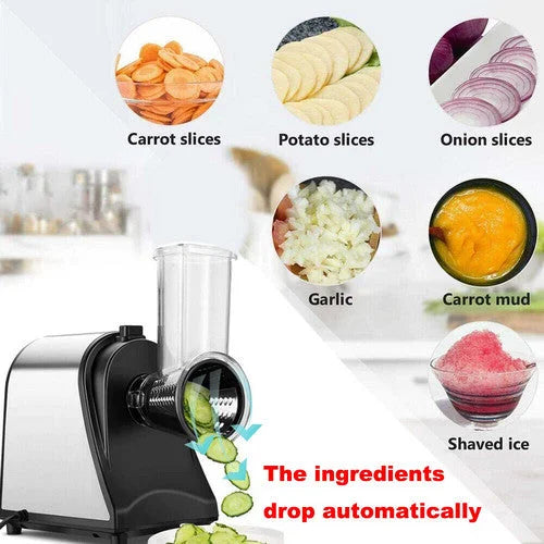 Vegetable Food Rotary Drum Grater Chopper Slicer - Home &