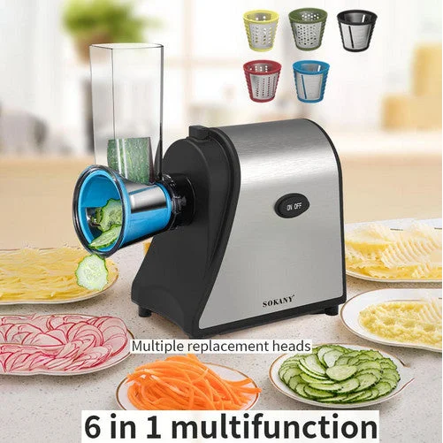 Vegetable Food Rotary Drum Grater Chopper Slicer - Home &