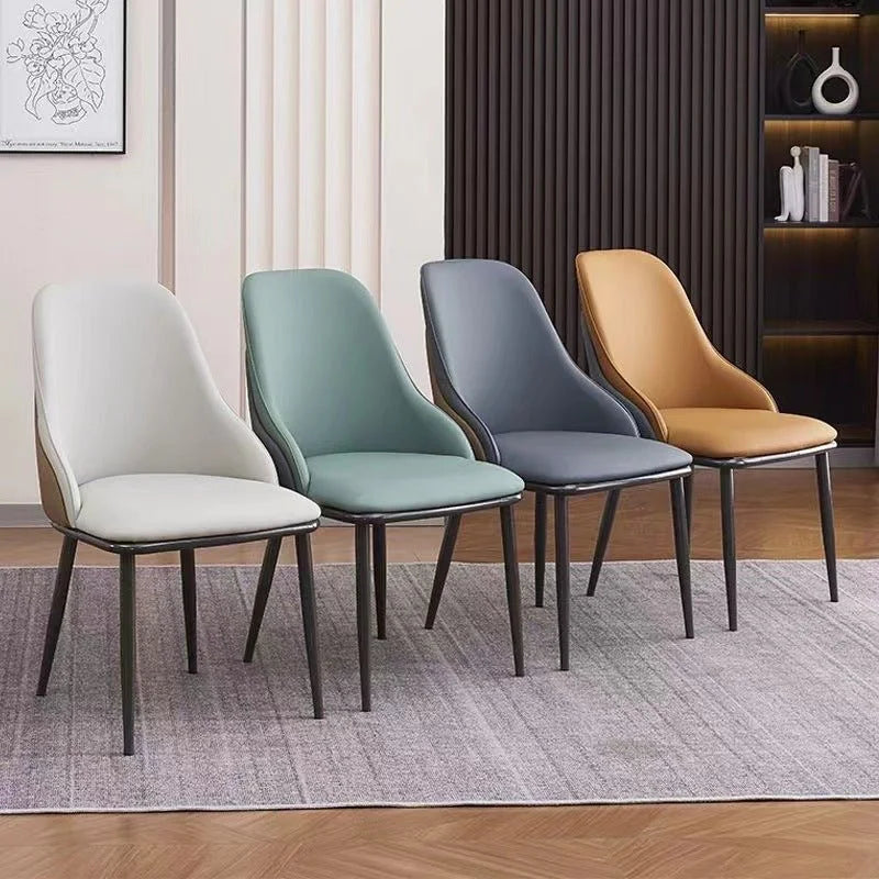 VELLUTO Dining Chair Modern upholstered Leather Kitchen
