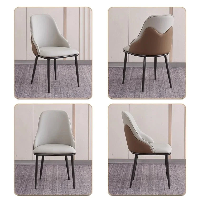 VELLUTO Dining Chair Modern upholstered Leather Kitchen