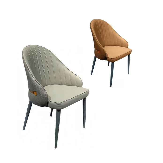 VELLUTO Dining Chairs Set Armchairs Mid Century Modern