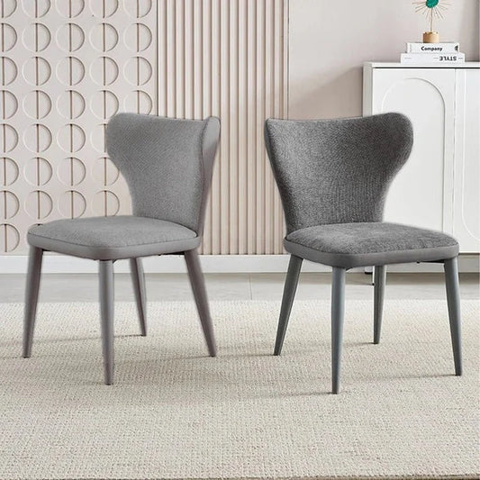 VELLUTO Modern Kitchen Dining Room Chairs Faux Leather