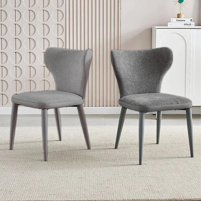 VELLUTO Modern Kitchen Dining Room Chairs Faux Leather