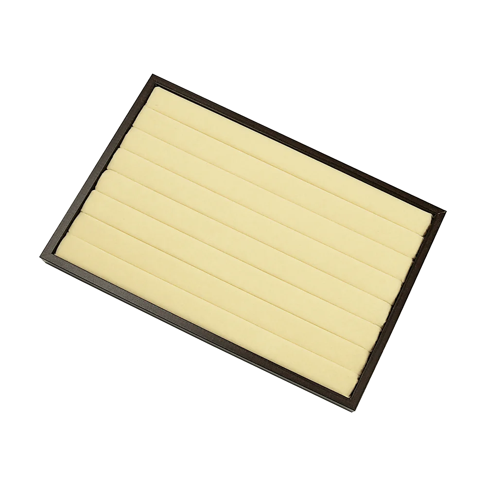 Velvet Ring Earring Tray 7 Slot Jewellery Storage Display