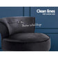 Velvet Vanity Stool Backrest Stools Dressing Table Chair Makeup Bedroom