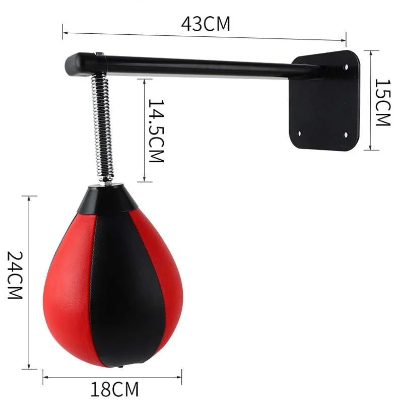 Vent Inflatable Wall-Mounted Speed Ball For Boxing