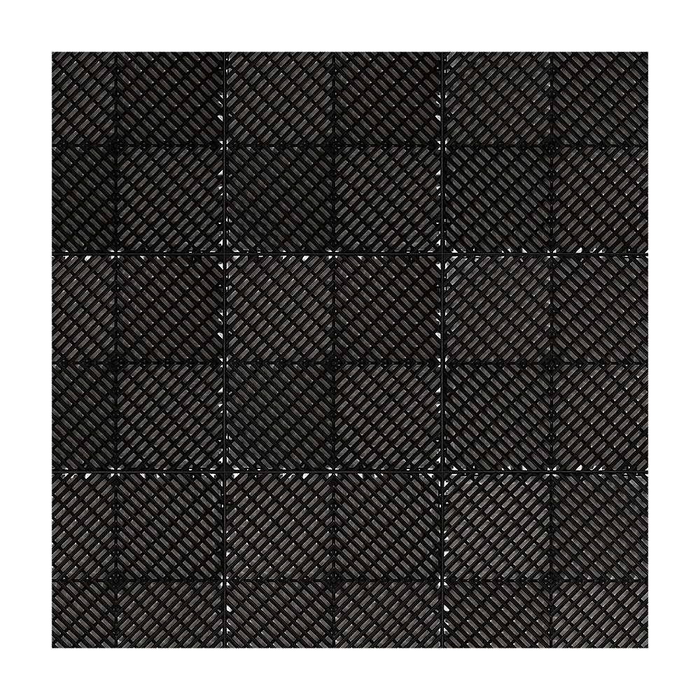 Vented Garage Floor Tiles Snow Water Drainage 30x30cm