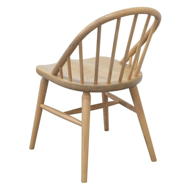 Vera Solid Oak Dining Chairs Set of 2 - Natural - Furniture