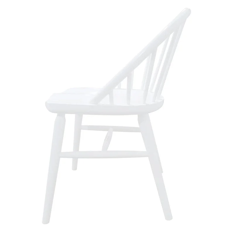 Vera Solid Oak Dining Chairs Set of 2 - White - Furniture