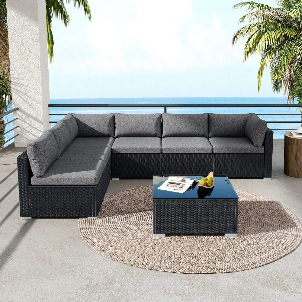 Veranda Fancy Grande Sofa Set - Furniture > Outdoor >