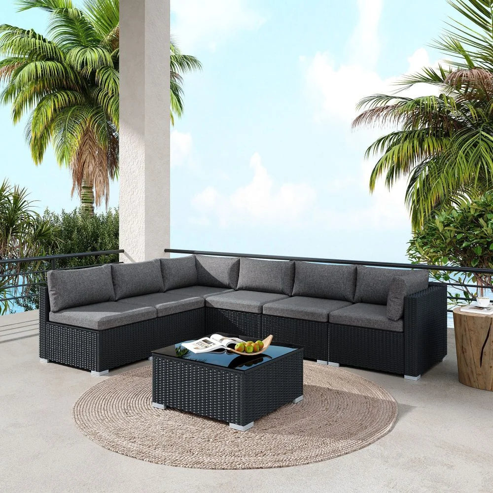 Veranda Fancy Grande Sofa Set - Furniture > Outdoor >