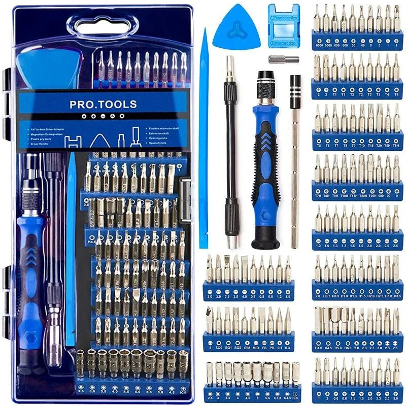 Versatile 124-Piece Screwdriver Set For Household Cell Phone And Computer Repair-1915198361460412416