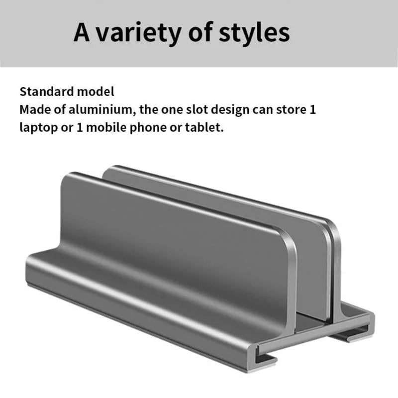 Versatile Aluminum Laptop Tablet Phone Stand - Compact