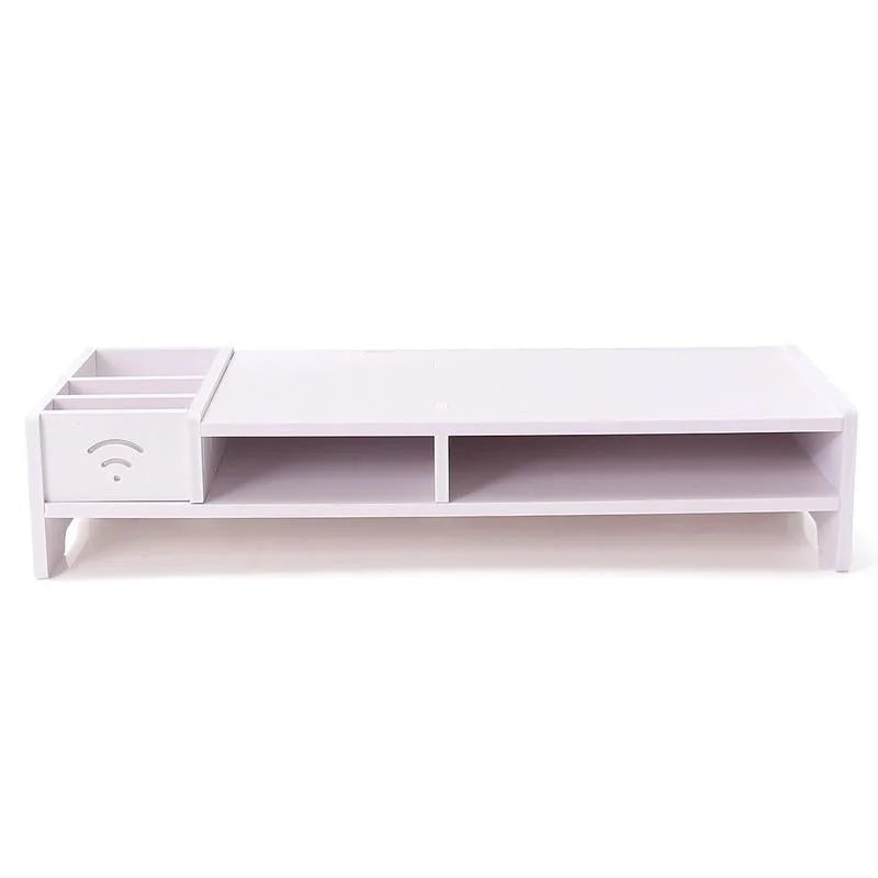 Versatile Desktop Monitor Stand - Sturdy Wood Riser For Laptop Notebook Tv-1964932307844468737