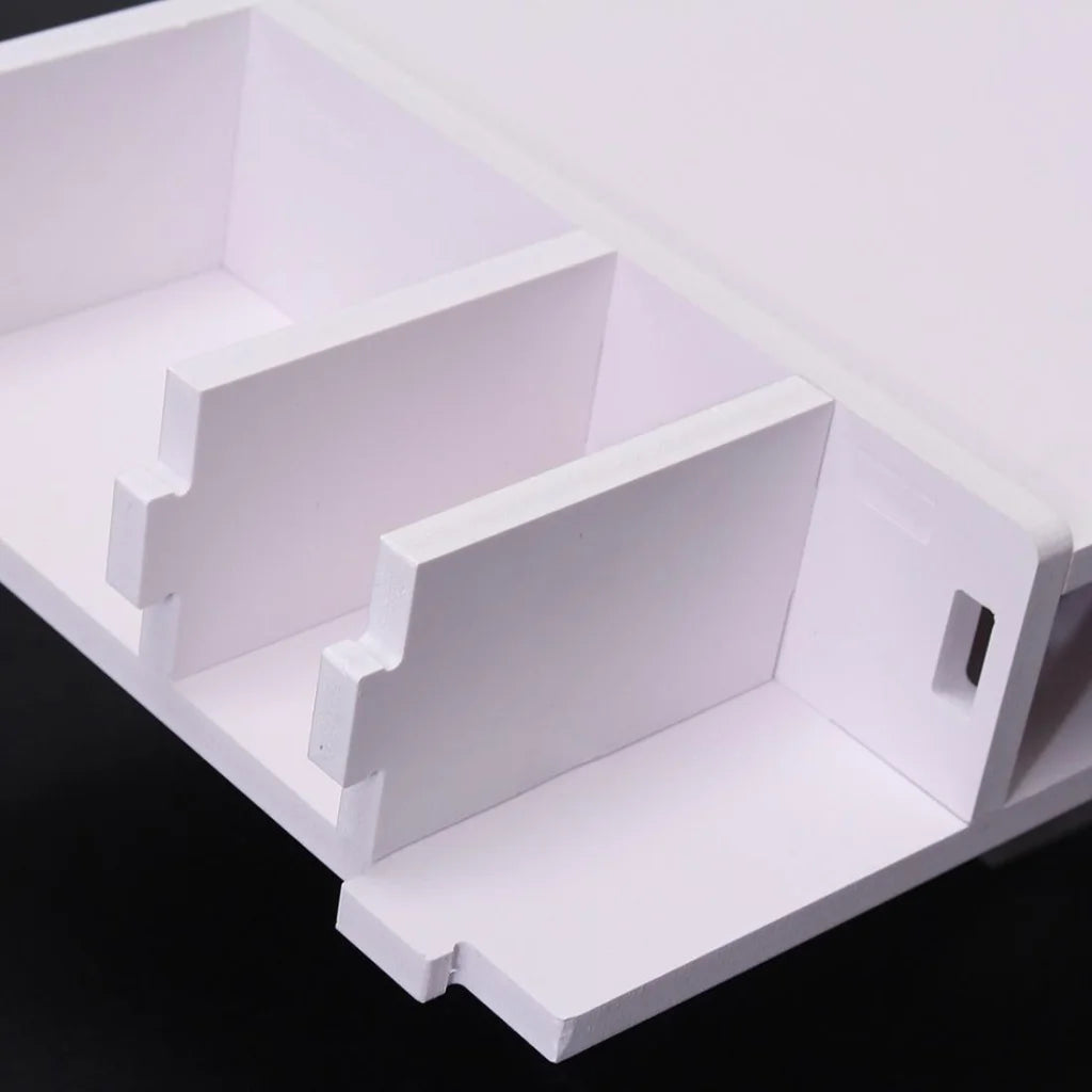Versatile Desktop Monitor Stand - Sturdy Wood Riser