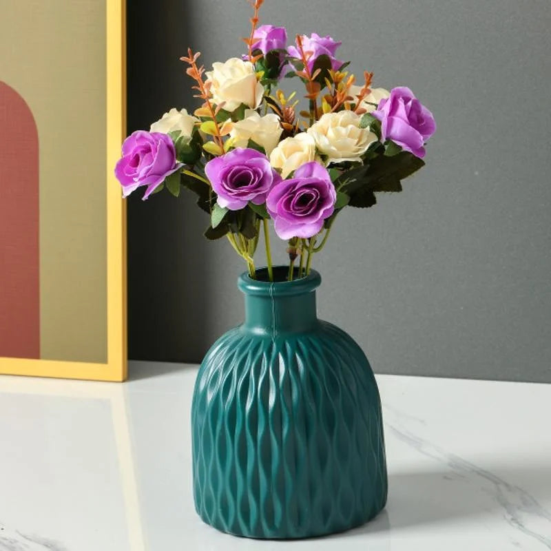 Versatile Drop-resistant Potted Plant Vase for Wet and Dry