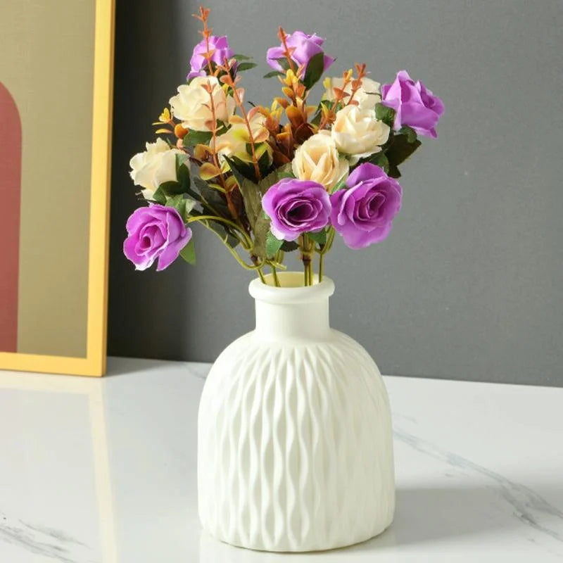 Versatile Drop-resistant Potted Plant Vase for Wet and Dry