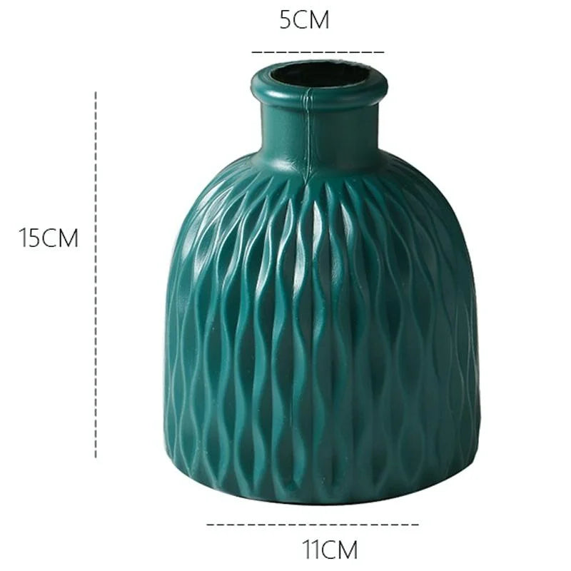 Versatile Drop-resistant Potted Plant Vase for Wet and Dry