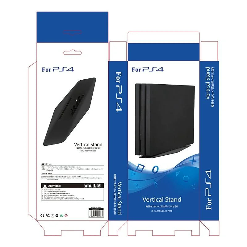 Versatile Game Machine Stand For Ps4 Slim / Pro - 2 In 1 Design-1915197654019739650