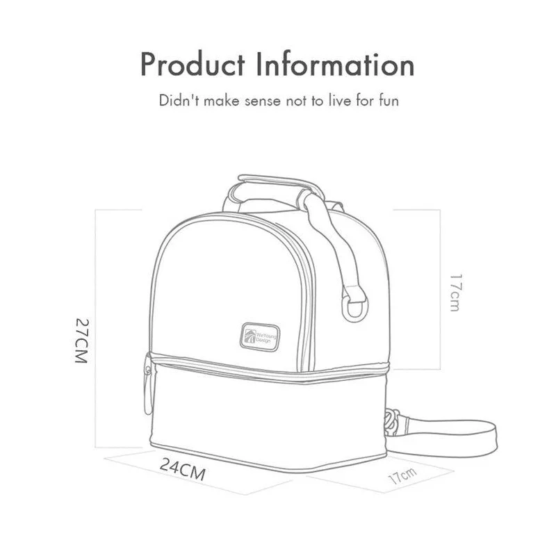 Versatile Insulated Breast Milk Cooler & Lunch Backpack