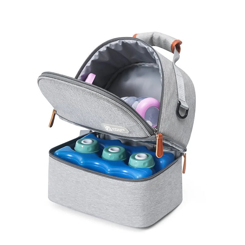 Versatile Insulated Breast Milk Cooler & Lunch Backpack