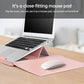 Versatile Laptop Bag with Mouse Pad Stand - Black