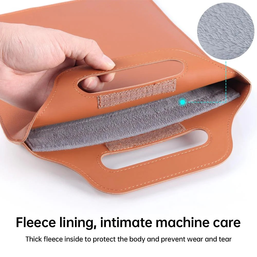 Versatile Laptop Bag with Mouse Pad Stand - Red