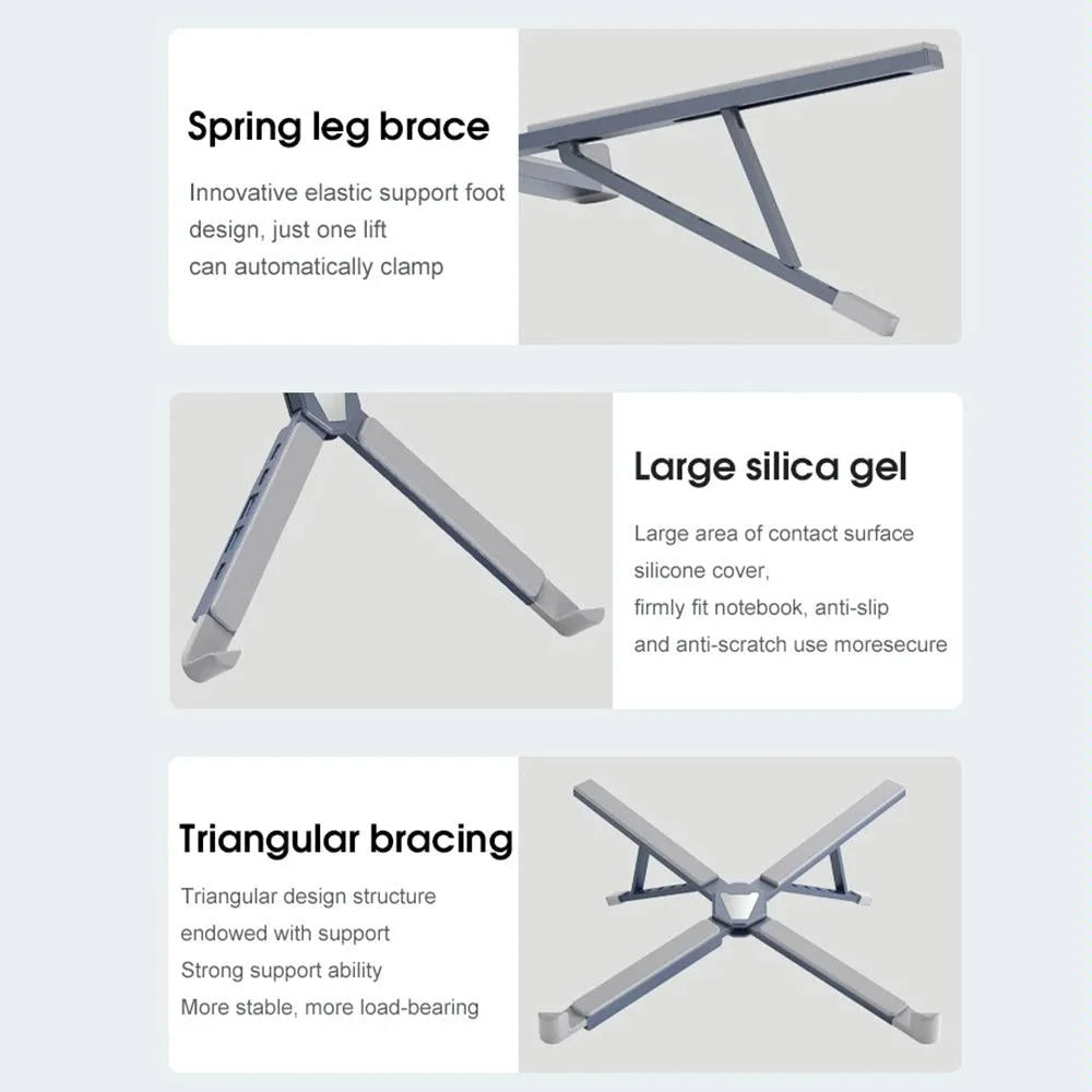 Versatile Laptop Docking Stand with Enhanced Cooling