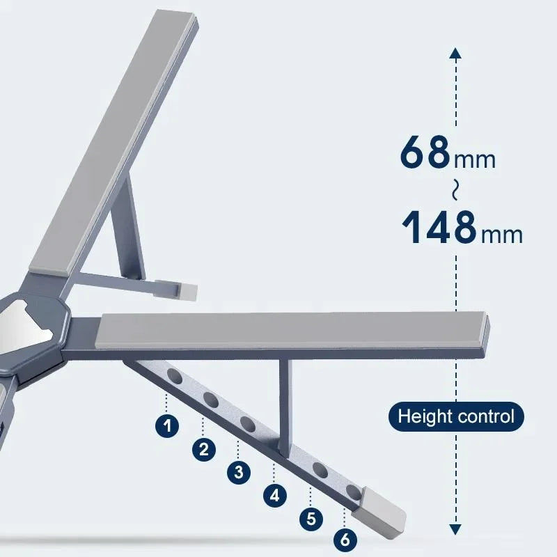 Versatile Laptop Docking Stand with Enhanced Cooling