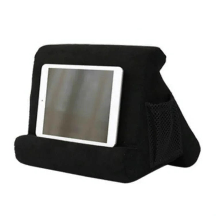 Versatile Laptop Rest Cushion with Cooling Pad - Grey