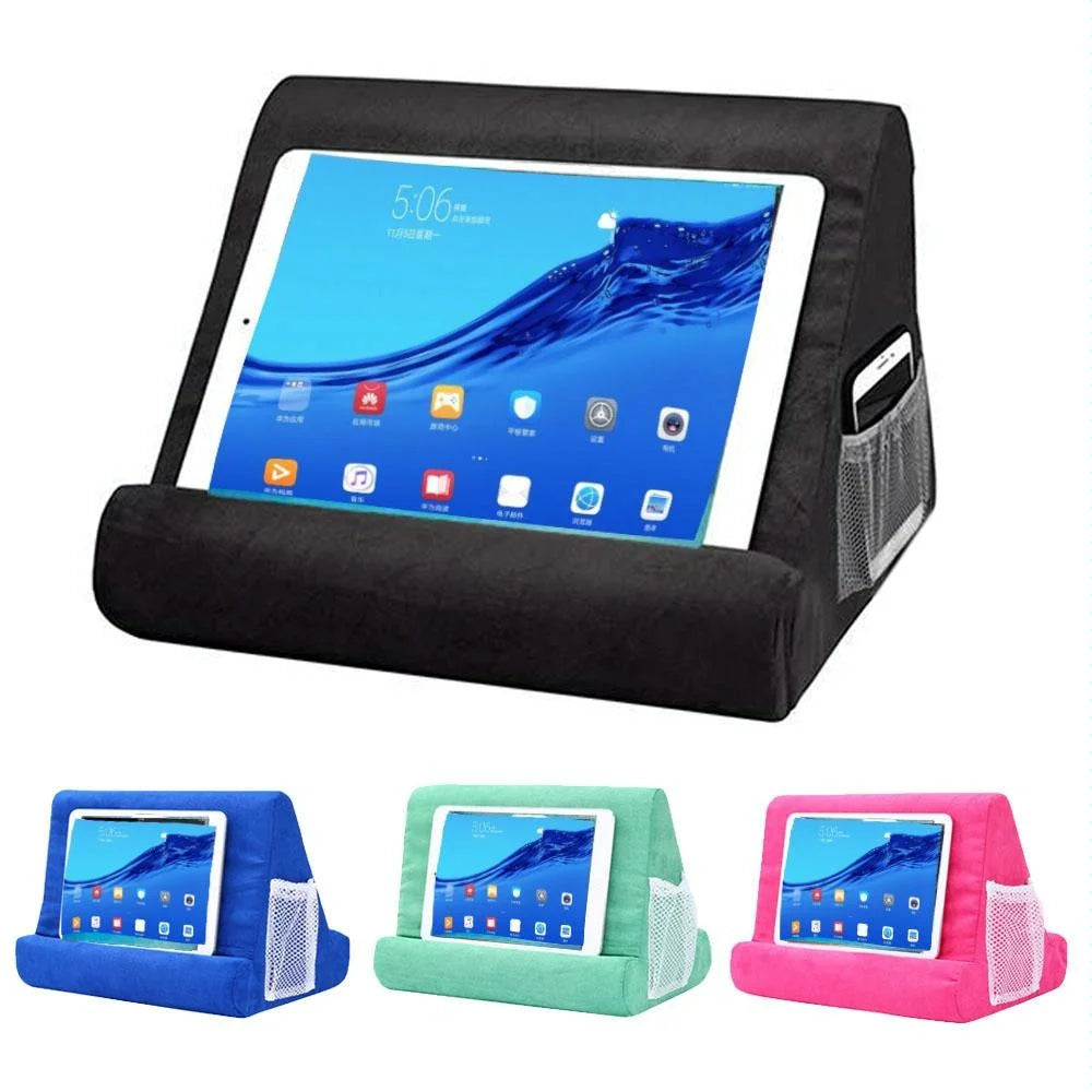 Versatile Laptop Rest Cushion with Cooling Pad - Lake Blue