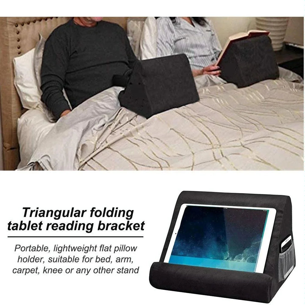 Versatile Laptop Rest Cushion with Cooling Pad - Lake Blue
