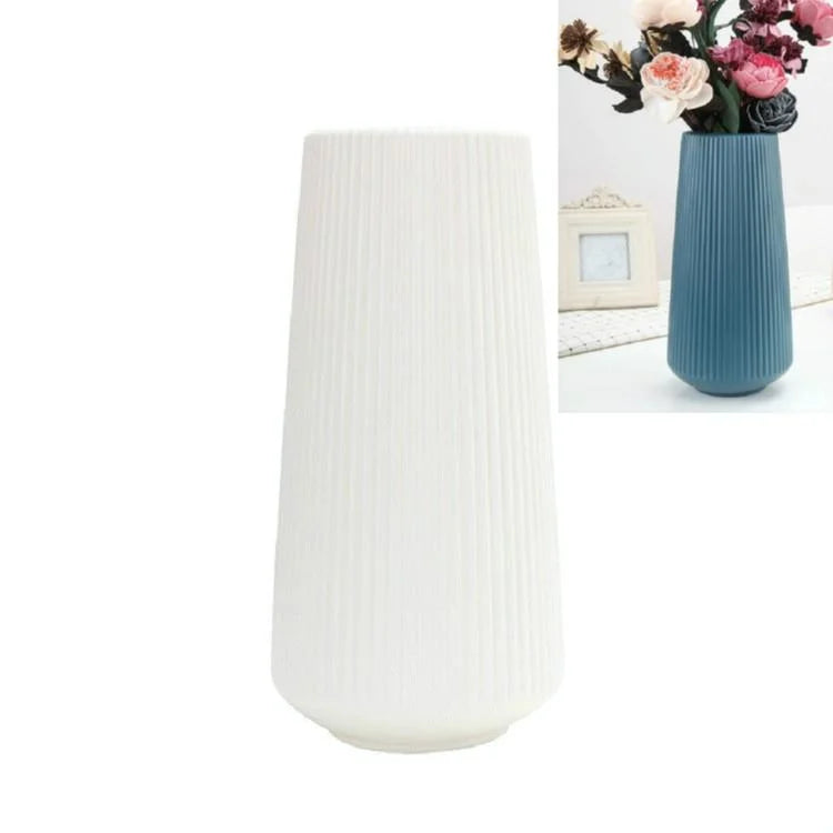 Versatile Plastic Flower Vase for Dry and Wet Arrangements