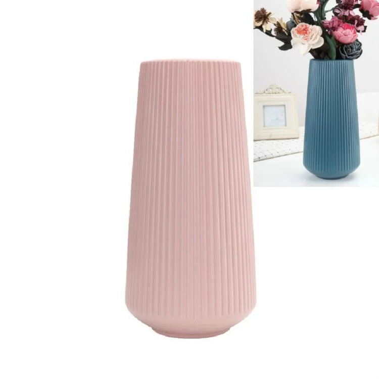 Versatile Plastic Flower Vase for Dry and Wet Arrangements