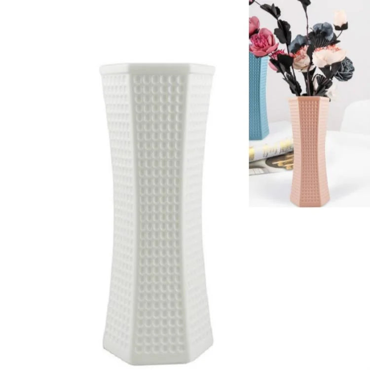 Versatile Plastic Vase for Creative Wet and Dry Flower