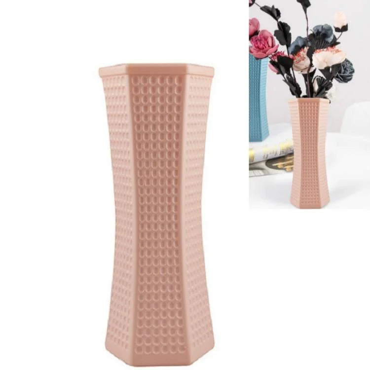 Versatile Plastic Vase for Creative Wet and Dry Flower