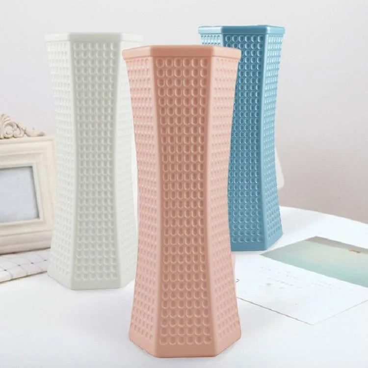 Versatile Plastic Vase for Creative Wet and Dry Flower