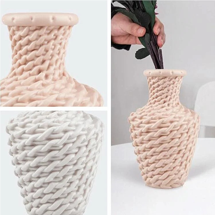 Versatile Plastic Vase for Fresh and Dried Floral