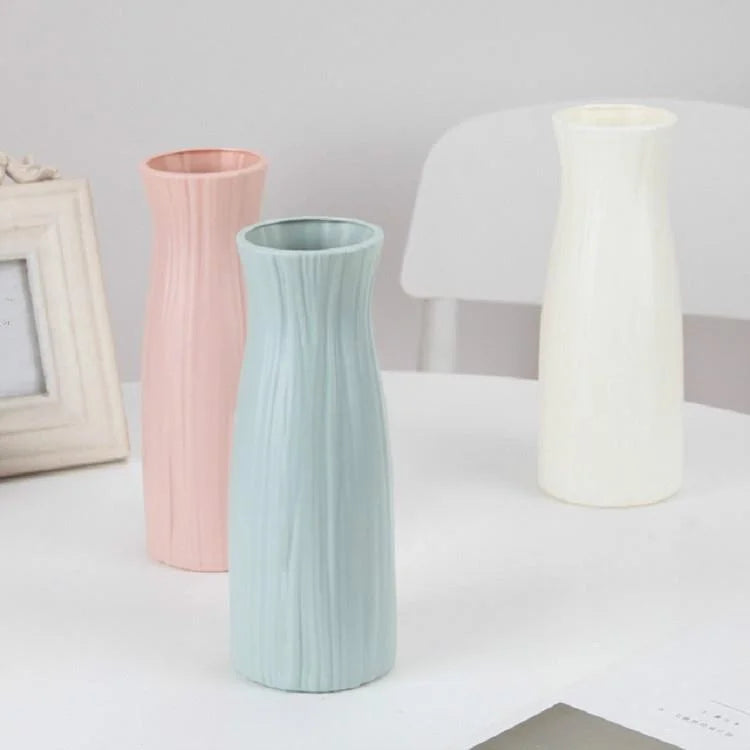 Versatile Plastic Vase for Home Decor and Flower