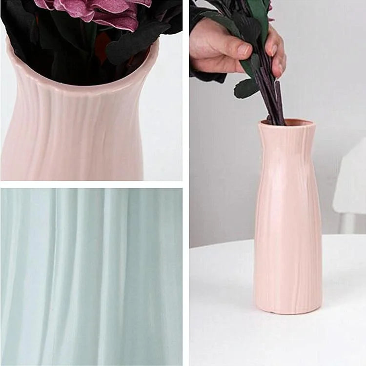 Versatile Plastic Vase for Home Decor and Flower