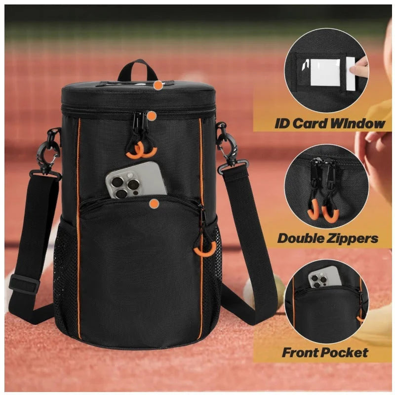 Versatile Tennis Baseball Lacrosse Bag with Multiple