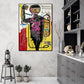 Versus Medici Canvas Wall Art Black Frame 60cm x 90cm