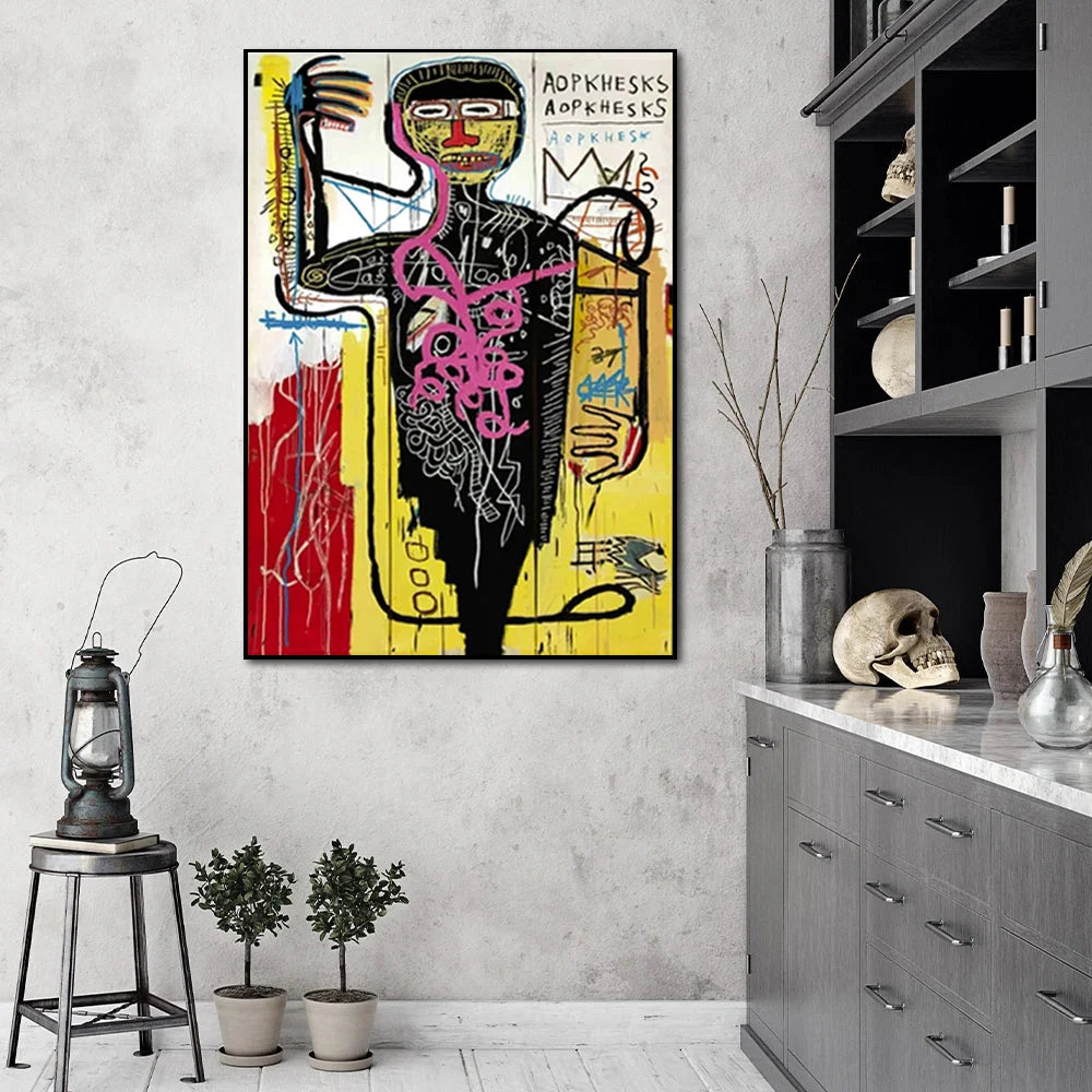 Versus Medici Canvas Wall Art Black Frame 70cm x 100cm