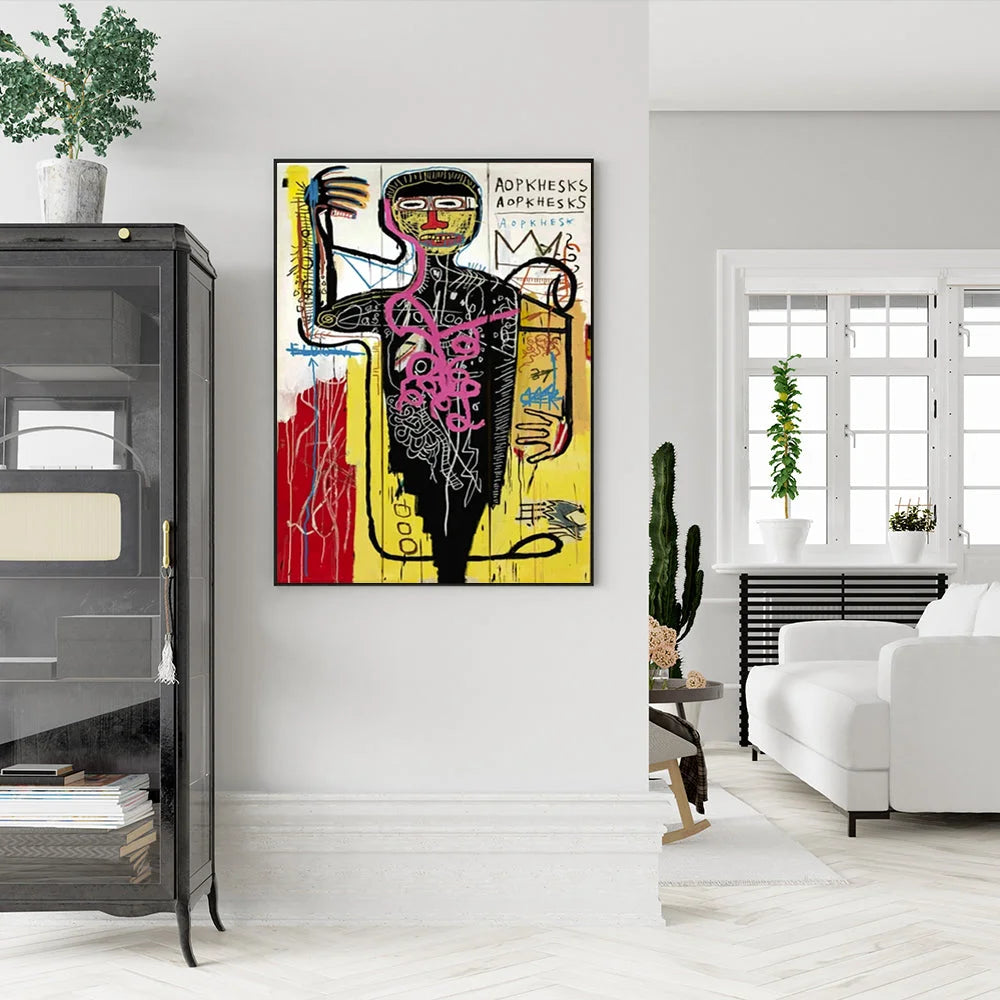 Versus Medici Canvas Wall Art Black Frame 70cm x 100cm