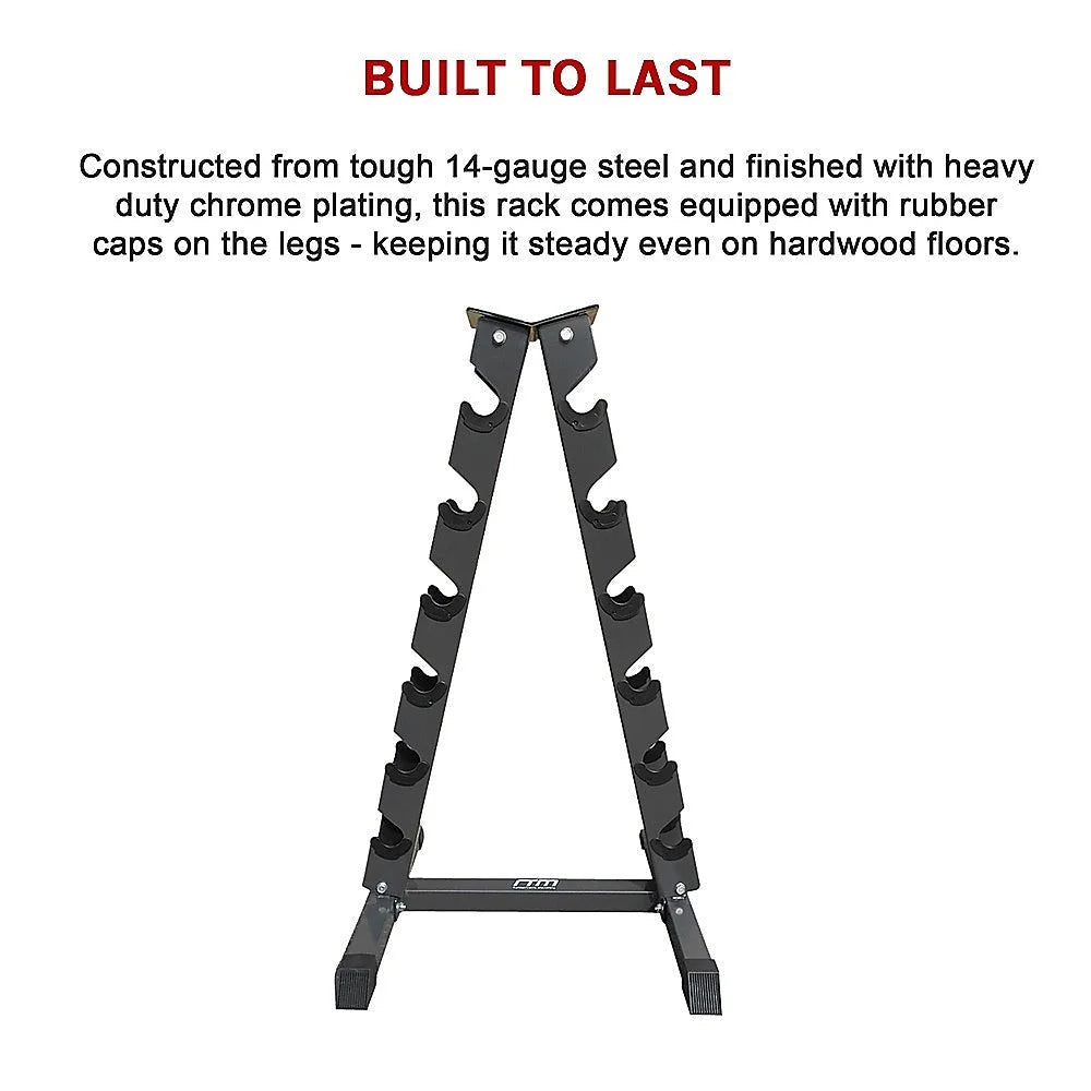 Vertical Dumbbell Rack Weight Stand - Steel - Fitness