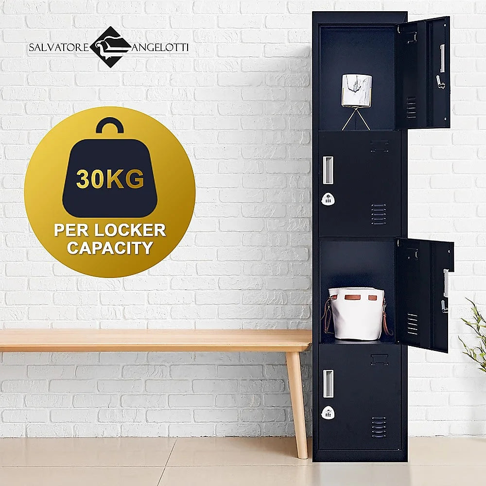 Vertical Locker for Office Gym 3-Digit Combination Lock