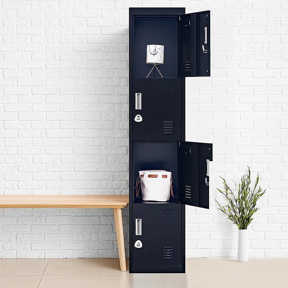 Vertical Locker for Office Gym 3-Digit Combination Lock