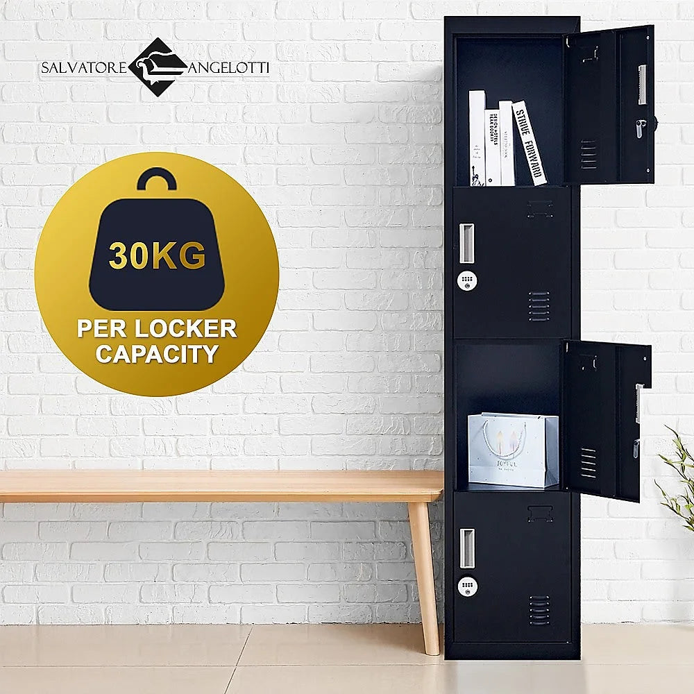 Vertical Locker for Office Gym 4-Digit Combination Lock