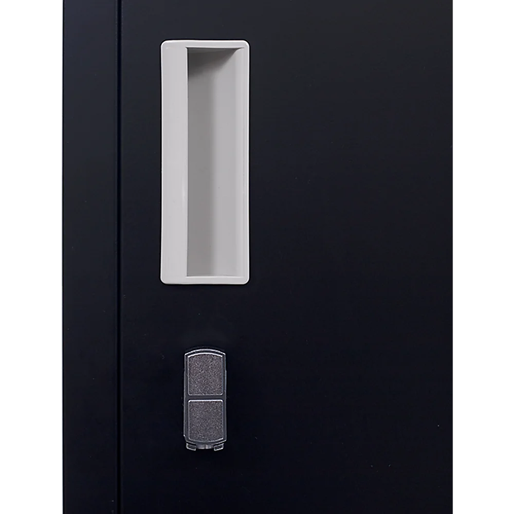 Vertical Locker for Office Gym School Home 2-Door Padlock