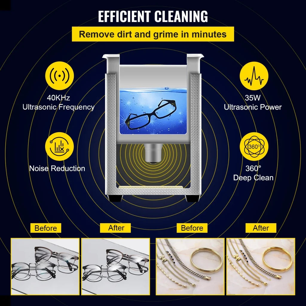 0 8L Professional Ultrasonic Cleaner 304 Stainless Steel Digital